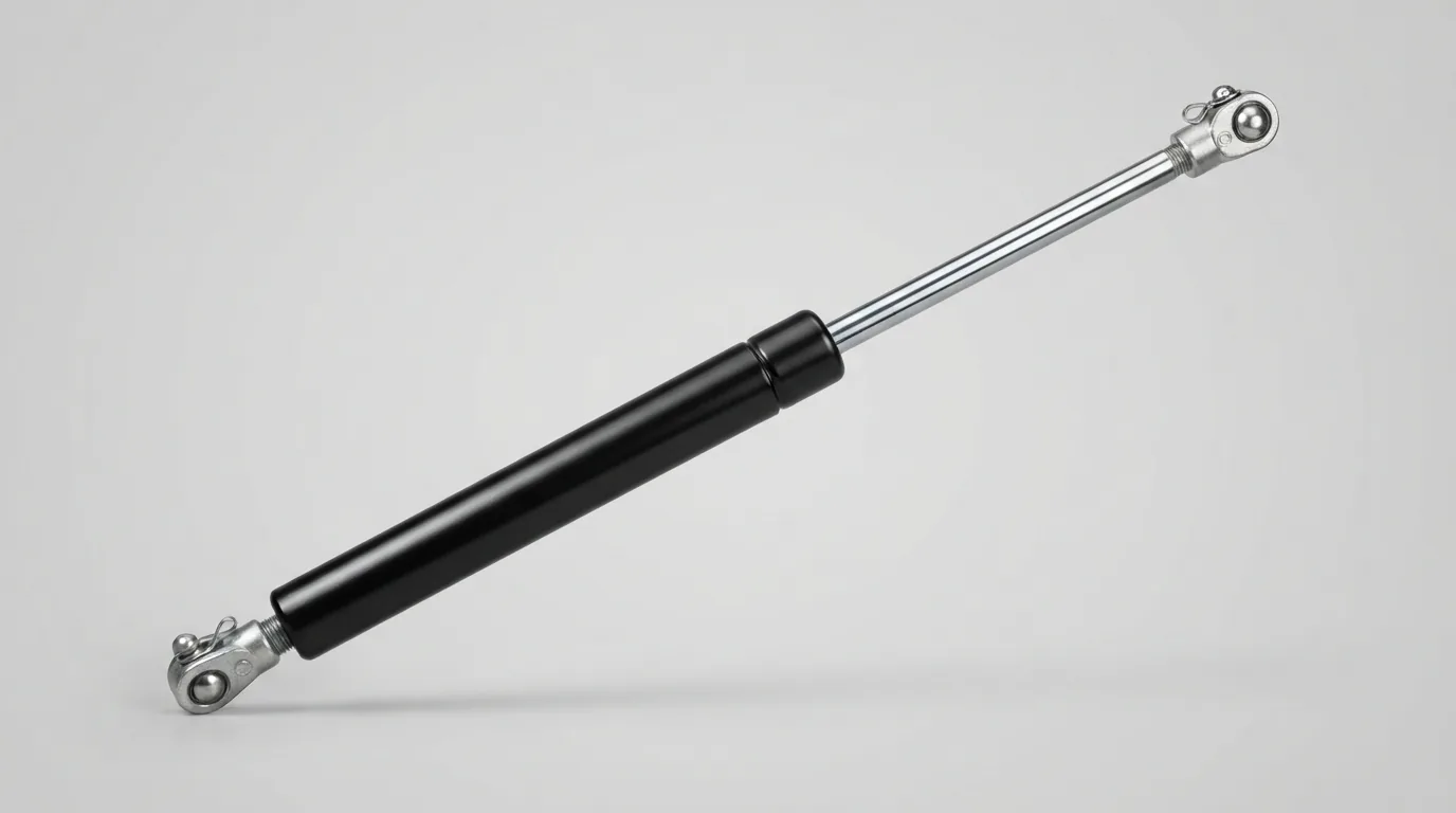 A gas strut for a toolbox lid shown against a neutral background.