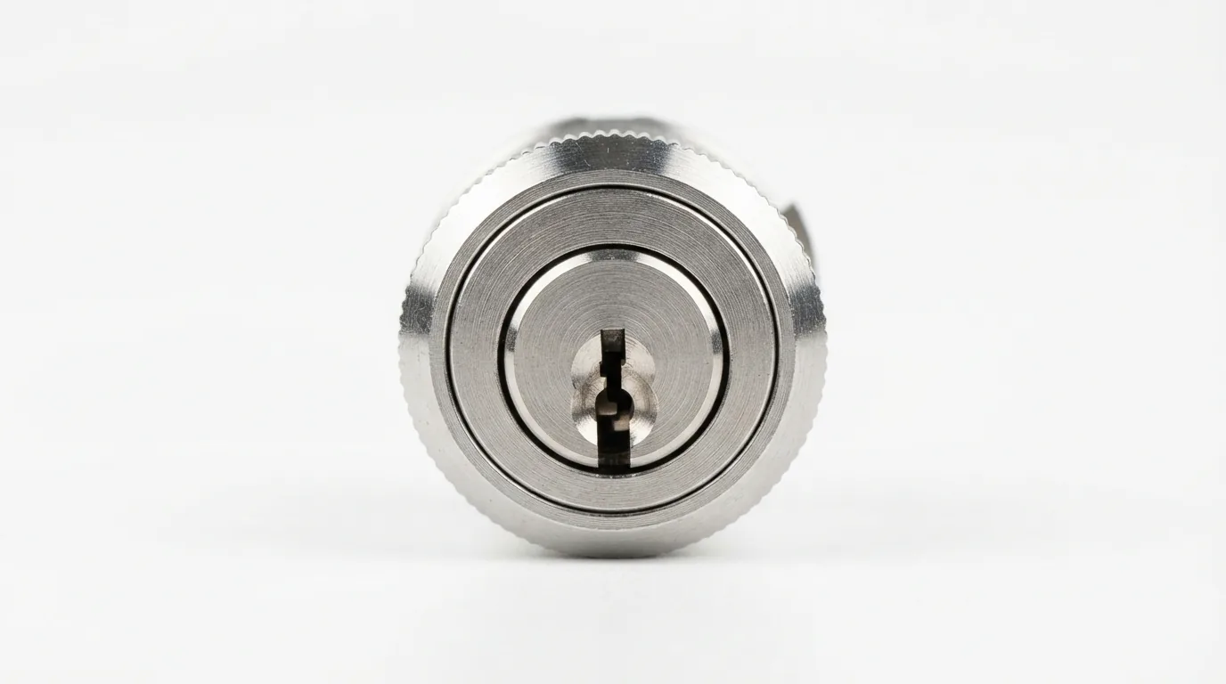 MDMD General Replacement Lock for tool boxes shown from the front.